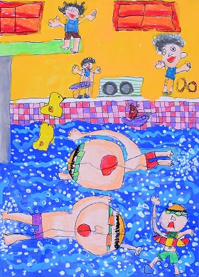 游泳有活力,健康長大